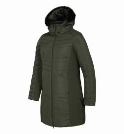 Alpine Pro NORGA dámský zelený zimní kabát s membránou