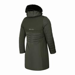 Alpine Pro NORGA dámský zelený zimní kabát s membránou