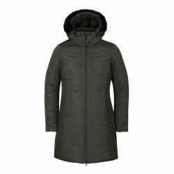 Alpine Pro NORGA dámský zelený zimní kabát s membránou POUZE XL (VÝPRODEJ)