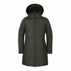 Alpine Pro NORGA dámský zelený zimní kabát s membránou
