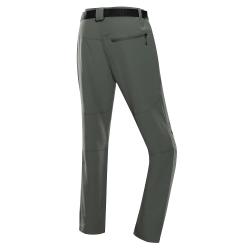 Alpine Pro NUTT pánské zelené softshellové kalhoty softshell
