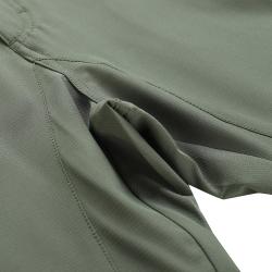 Alpine Pro NUTT pánské zelené softshellové kalhoty softshell