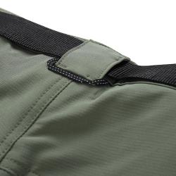 Alpine Pro NUTT pánské zelené softshellové kalhoty softshell