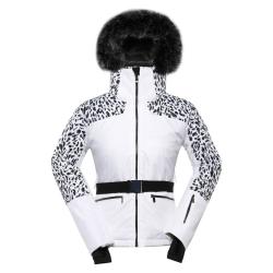 Alpine Pro OLADA dámská bílá lyžařská bunda s membránou ptx POUZE M-Lady (širší) (VÝPRODEJ)
