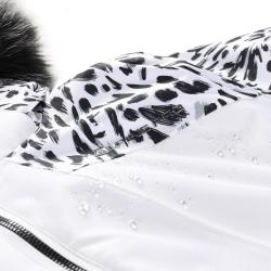 Alpine Pro OLADA dámská bílá lyžařská bunda s membránou ptx POUZE M-Lady (širší) (VÝPRODEJ)