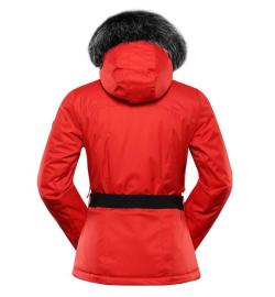 Alpine Pro OLADA dámská červená lyžařská bunda s membránou ptx POUZE XXL (VÝPRODEJ)