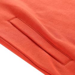 Alpine Pro OLEBA dámské mikinové šaty ORANŽOVÁ / ČERVENÁ