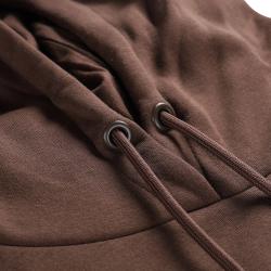 Alpine Pro OLEBA dámské mikinové šaty ŽLUTÁ / HNĚDÁ