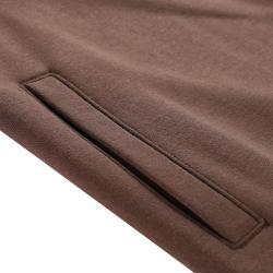 Alpine Pro OLEBA dámské mikinové šaty ŽLUTÁ / HNĚDÁ