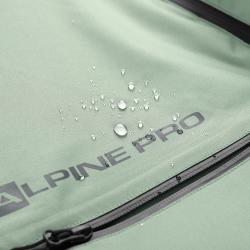 Alpine Pro OMEQ pánská zelená lyžařská bunda s membránou ptx