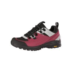 Alpine Pro OMERE červená kožená dámska outdoorová obuv s membránou