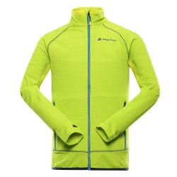 Alpine Pro ONNEC pánská zelená rychleschnoucí mikina