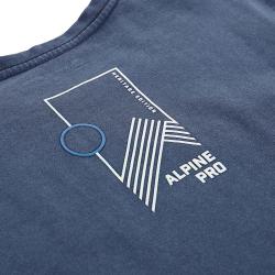 Alpine Pro ORB pánské modré bavlnené triko