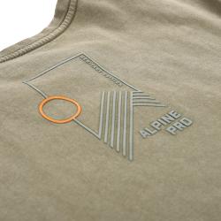 Alpine Pro ORB pánské zelené bavlnené triko