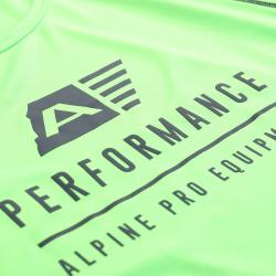 Alpine Pro PANTHER pánské zelené funkční triko s cool-dry