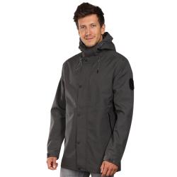 Alpine Pro PERFET pánský černý nepromokavý kabát