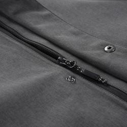 Alpine Pro PERFET pánský černý nepromokavý kabát