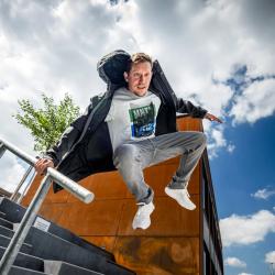 Alpine Pro PERFET pánský černý nepromokavý kabát