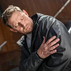 Alpine Pro PERFET pánský černý nepromokavý kabát