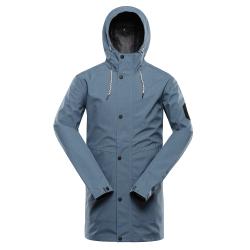 Alpine Pro PERFET modrý pánský nepromokavý kabát s membránou Alpine Pro PERFET modrý pánský nepromokavý kabát s membránou