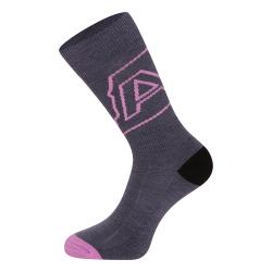 Alpine Pro PHALTE USCY082618 šedé ponožky z merino vlny
