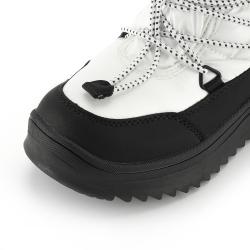 Alpine Pro PRISO dětská bílá zimní obuv