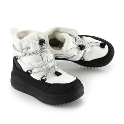 Alpine Pro PRISO dětská bílá zimní obuv