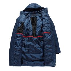 Alpine Pro PUER pánský modrý zimní kabát