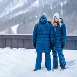 Alpine Pro PUER pánský modrý zimní kabát