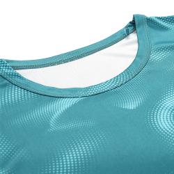 Alpine Pro QUATRA dámské zelené rychleschnoucí triko