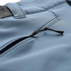 Alpine Pro RAMEL pánské modré rychleschnoucí kalhoty softshell