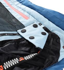 Alpine Pro REAMA dámská modrá lyžařská bunda s membránou ptx