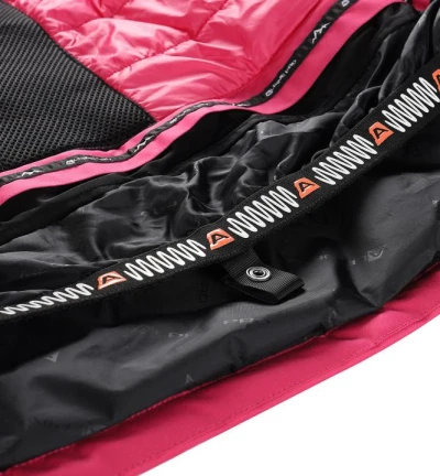Alpine Pro REAMA dámská růžová lyžařská bunda s membránou ptx