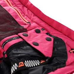 Alpine Pro REAMA dámská růžová lyžařská bunda s membránou ptx