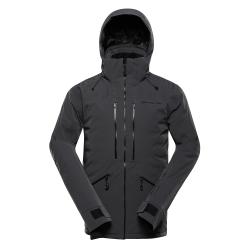Alpine Pro REAS černá pánská lyžařská bunda s membránou Alpine Pro REAS černá pánská lyžařská bunda s membránou