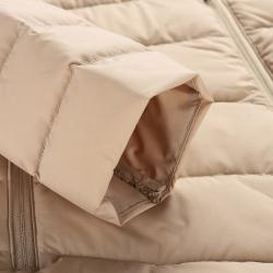 Alpine Pro RETERA dámská péřová bunda NEUTRÁLNÍ / ZEMITÁ