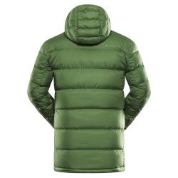 Alpine Pro ROGIT pánská zelená zimní péřová bunda