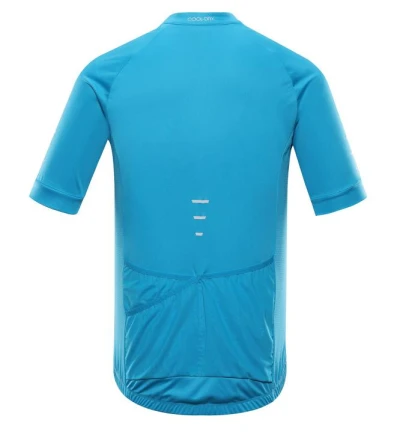 Alpine Pro SAGEN pánský modrý cyklistický dres