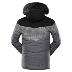Alpine Pro SAPTAH MJCY557774 pánská šedá zimní bunda s membránou