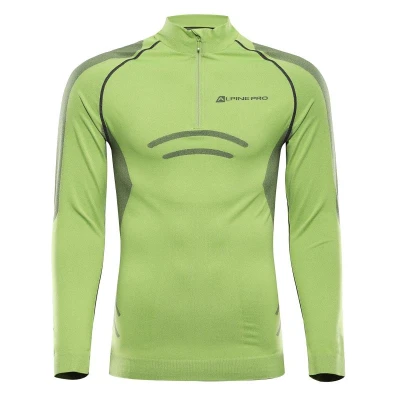 Alpine Pro SEAM zelené pánské funkční triko dl. rukáv Alpine Pro SEAM zelené pánské funkční triko dl. rukáv