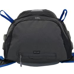 Alpine Pro SEDE černý outdoorový batoh s pláštěnkou