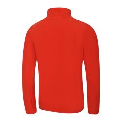 Alpine Pro SIUS 3 pánska fleecová mikina ORANŽOVÁ / ČERVENÁ