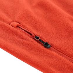 Alpine Pro SIUS 3 pánska fleecová mikina ORANŽOVÁ / ČERVENÁ