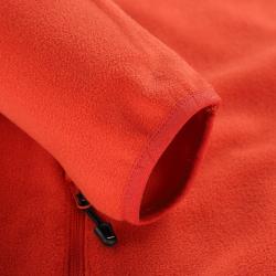 Alpine Pro SIUS 3 pánska fleecová mikina ORANŽOVÁ / ČERVENÁ