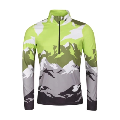 Alpine Pro STANS pánské zelené rychleschnoucí triko