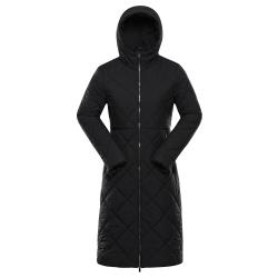 Alpine Pro STAWA dámsky čierny zimný mestský kabát