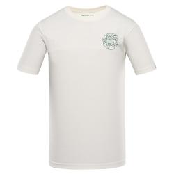 Alpine Pro TERMES 2 pánske béžové tričko z organickej bavlny