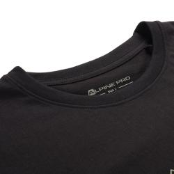 Alpine Pro TERMES 3 pánské černé triko z organické bavlny