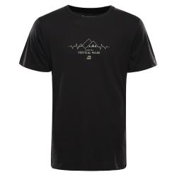 Alpine Pro TERMES 3 pánské černé triko z organické bavlny