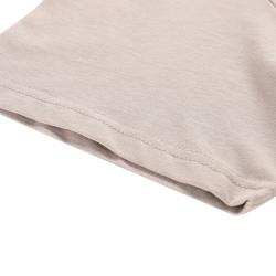 Alpine Pro TERMES 3 pánské triko z organické bavlny NEUTRÁLNÍ / ZEMITÁ